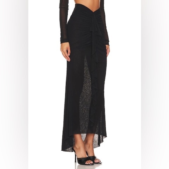 Revolve x NBD Deepa Maxi Skirt in Black Size M - Picture 2 of 9